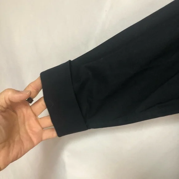 Chico’s Tunic Blouse 3/4 French Cuffs Patchwork Side Slit Animal Print Zebra - Picture 4 of 9